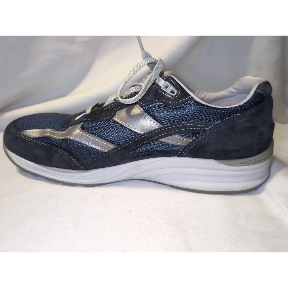 SAS Journey Mesh Mens Shoes Sz 13 M Athletic Running Blue Mesh Lace Up Sneakers